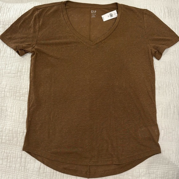 Tall Gap Linen Blend Shirt | Linen Tshirt - Picture 2 of 9
